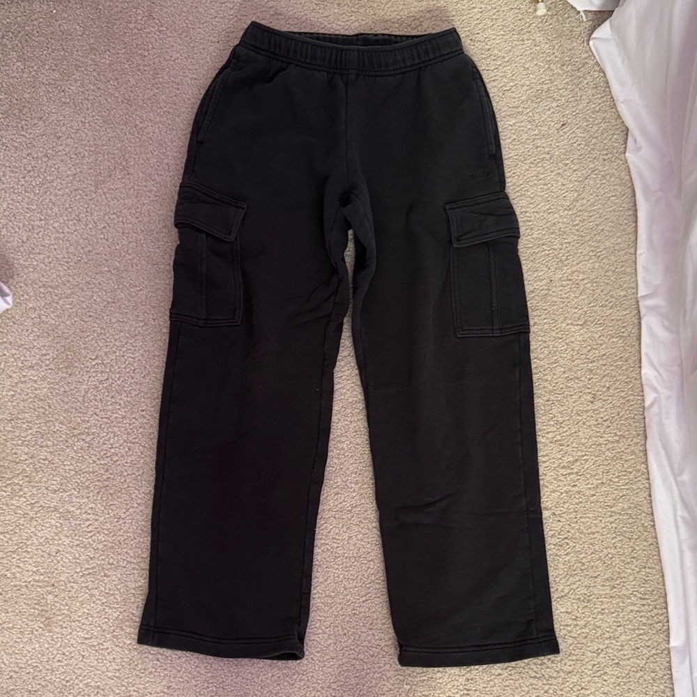 TNA Sweatfleece Wide Leg Cargo Sweatpants